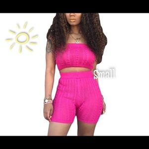 Two piece Pink Set